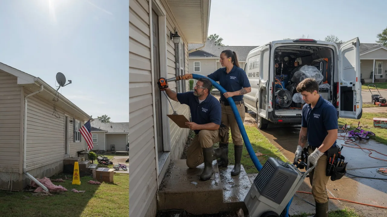 Ceiling Water Damage Restoration in Belle Center, OH near me